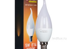Лампа 5W GERHORT CI37 LED 3000K E14