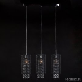 Подвесной светильник с хрусталем 1180/3 хром - Подвесной светильник с хрусталем 1180/3 хром