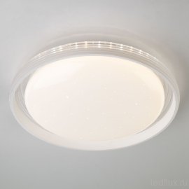 Потолочная светодиодная люстра с пультом 40016/1 LED белый - Потолочная светодиодная люстра с пультом 40016/1 LED белый