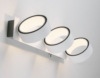 Светодиодный настенный светильник с поворотными плафонами 20068/3 LED белый 