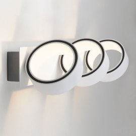 Светодиодный настенный светильник с поворотными плафонами 20068/3 LED белый - Светодиодный настенный светильник с поворотными плафонами 20068/3 LED белый