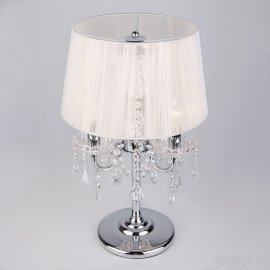 Настольная лампа 2045/3T хром/белый - Настольная лампа 2045/3T хром/белый