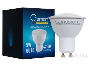 Лампа 5W GERHORT GU10 LED 4200K GU10 