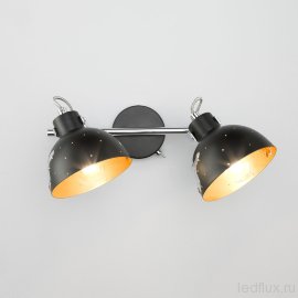 Настенный светильник с поворотными плафонами 20069/2 черный - Настенный светильник с поворотными плафонами 20069/2 черный