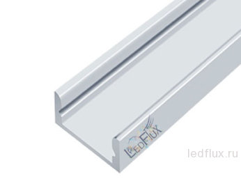 Профиль накладной алюминиевый LF-PN-0716-2 Anod Светодиодный профиль накладной, алюминиевый, анодированный
