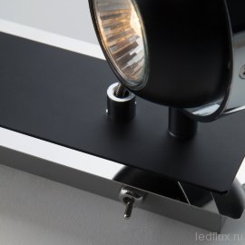 Настенный светильник с поворотными плафонами 20056/2 черный - Настенный светильник с поворотными плафонами 20056/2 черный