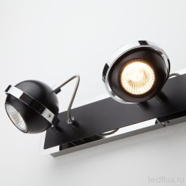 Настенный светильник с поворотными плафонами 20056/3 черный - Настенный светильник с поворотными плафонами 20056/3 черный