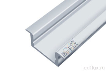 Профиль врезной алюминиевый LF-PV-0722-2 Anod Светодиодный профиль врезной, алюминиевый, анодированный