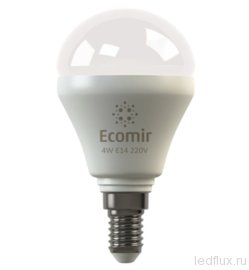 Светодиодная лампа Ecomir 4W E14 220V - Светодиодная лампа Ecomir 4W E14 220V