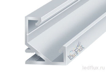 Профиль угловой алюминиевый LF-PU-1717-2 Anod Светодиодный профиль угловой, алюминиевый, анодированный