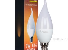 Лампа 7W GERHORT CI37 LED 3000K E14