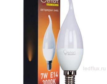 Лампа 7W GERHORT CI37 LED 3000K E14 