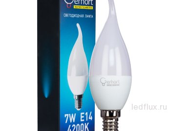 Лампа 7W GERHORT CI37 LED 4200K E14 