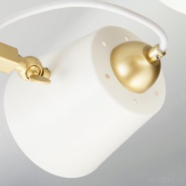 Светильник в стиле лофт с поворотными рожками 70083/8 золото - Светильник в стиле лофт с поворотными рожками 70083/8 золото