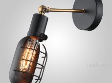 Настенный светильник в стиле лофт 50057/1 черный