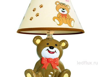 Настольная лампа детская D1-39 Brown 
