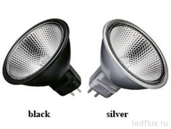 BLV      Reflekto Fr/Black    50W  40°  12V  GU5.3  3500h  черный / матовая - лампа 