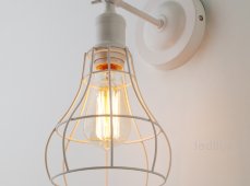 Настенный светильник в стиле лофт 50063/1 белый