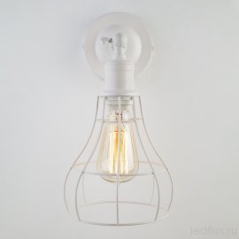 Настенный светильник в стиле лофт 50063/1 белый - Настенный светильник в стиле лофт 50063/1 белый