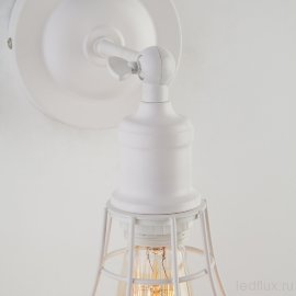 Настенный светильник в стиле лофт 50063/1 белый - Настенный светильник в стиле лофт 50063/1 белый