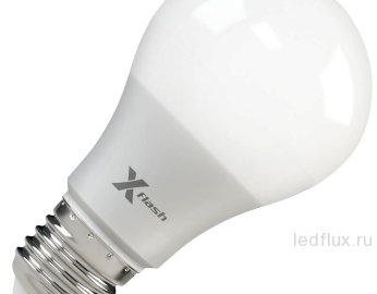 СД лампа X-flash XF-E27-GCL-A60-P-10W-4000K-220V 