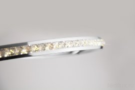Светодиодный потолочный светильник с хрусталем 90045/1 хром - Светодиодный потолочный светильник с хрусталем 90045/1 хром