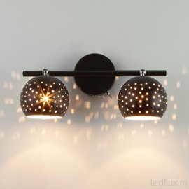Настенный светильник с поворотными плафонами 20059/2 черный - Настенный светильник с поворотными плафонами 20059/2 черный
