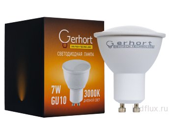 Лампа 7W GERHORT GU10 LED 3000K GU10 