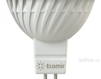 Светодиодная лампа Ecomir 4W MR16 GU5.3 12V пластик 