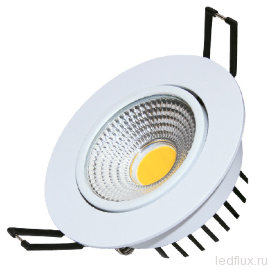 FL-LED Consta B 7W White 4200K    белый 7Вт 560Лм (светильник встр. пов.)(S410) D=85мм d=68мм h=45мм - FL-LED Consta B 7W White 4200K    белый 7Вт 560Лм (светильник встр. пов.)(S410) D=85мм d=68мм h=45мм