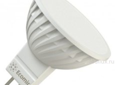 Светодиодная лампа Ecomir 4W MR16 GU5.3 220V пластик