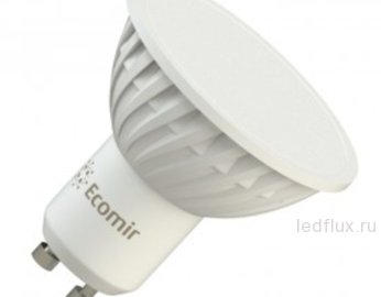 Светодиодная лампа Ecomir 4W MR16 GU10 220V пластик 