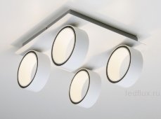 Светодиодный потолочный светильник с поворотными плафонами 20068/4 LED белый