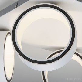Светодиодный потолочный светильник с поворотными плафонами 20068/4 LED белый - Светодиодный потолочный светильник с поворотными плафонами 20068/4 LED белый