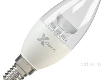 СД лампа X-flash XF-E14-CC-5.5W-3000K-220V 