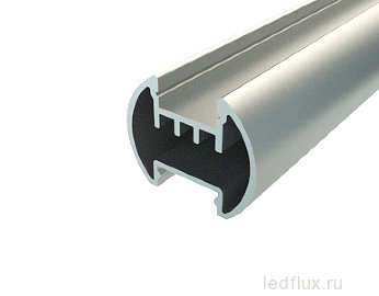 Профиль полукруг алюминиевый LF-LKS-2328-2 Anod 