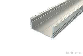 Профиль накладной широкий алюминиевый LF-LP-1228-2 Anod - Профиль накладной широкий алюминиевый LF-LP-1228-2 Anod