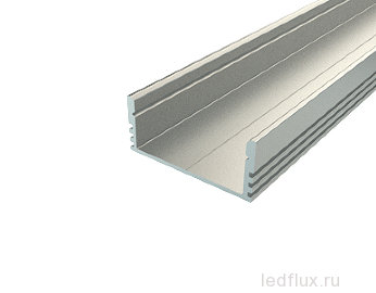 Профиль накладной широкий алюминиевый LF-LP-1228-2 Anod Профиль накладной широкий алюминиевый LF-LP-1228-2 Anod