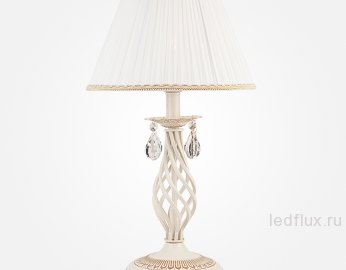 Настольная лампа 10054/1 белый с золотом 