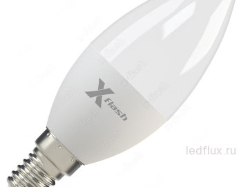 СД лампа X-flash XF-E14-C37-6.5W-2700K-230V 