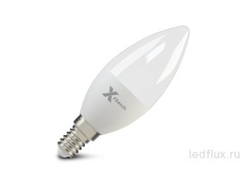 СД лампа X-flash XF-E14-C37-6.5W-4000K-230V 