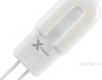 СД лампа X-flash XF-G4-12-P-1.5W-3000K-12V 