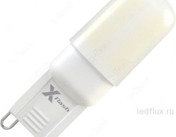 СД лампа X-flash XF-G9-24-P-3W-3000K-220V 