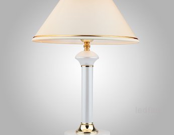 Настольная лампа 60019/1 глянцевый белый 