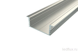 Профиль врезной широкий алюминиевый LF-LPV-1234-2 Anod - Профиль врезной широкий алюминиевый LF-LPV-1234-2 Anod