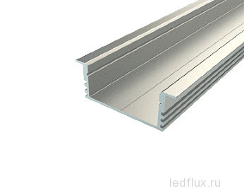 Профиль врезной широкий алюминиевый LF-LPV-1234-2 Anod Профиль врезной широкий алюминиевый LF-LPV-1234-2 Anod