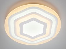 Круглый потолочный светильник с пультом 90117/1 белый