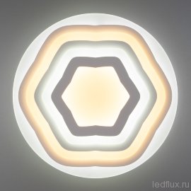 Круглый потолочный светильник с пультом 90117/1 белый - Круглый потолочный светильник с пультом 90117/1 белый